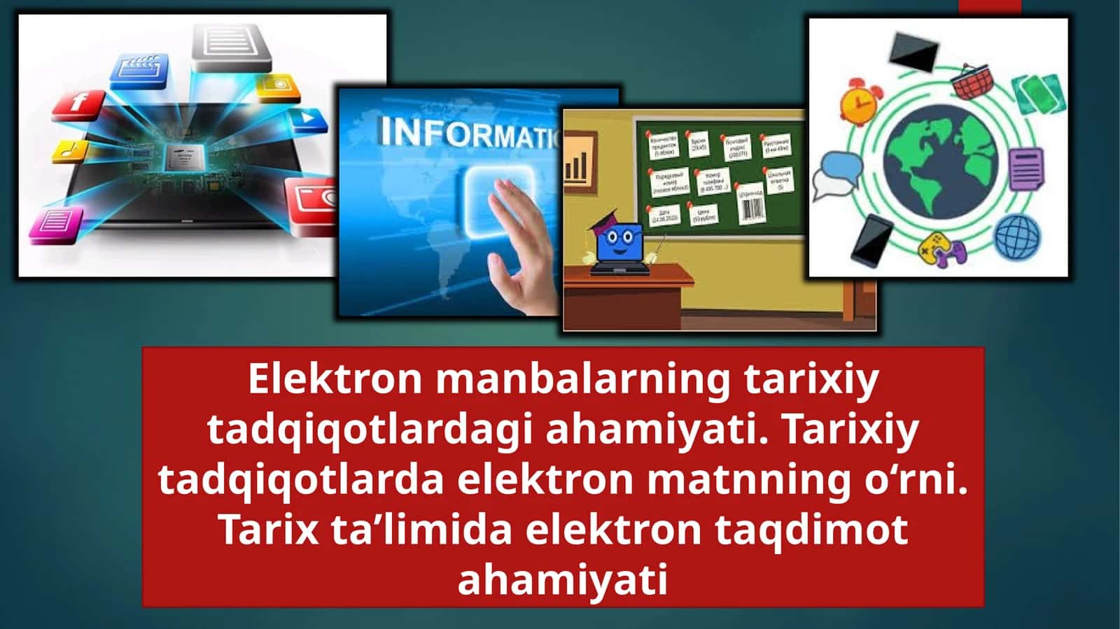 Elektronmanbalarning tarixiy tadqiqotlari