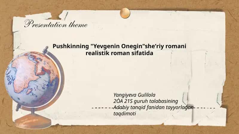 Yevgenin Onegin