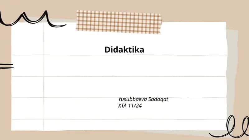 Didaktika