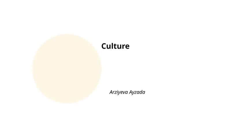 Milliy an'analar va bayramlar