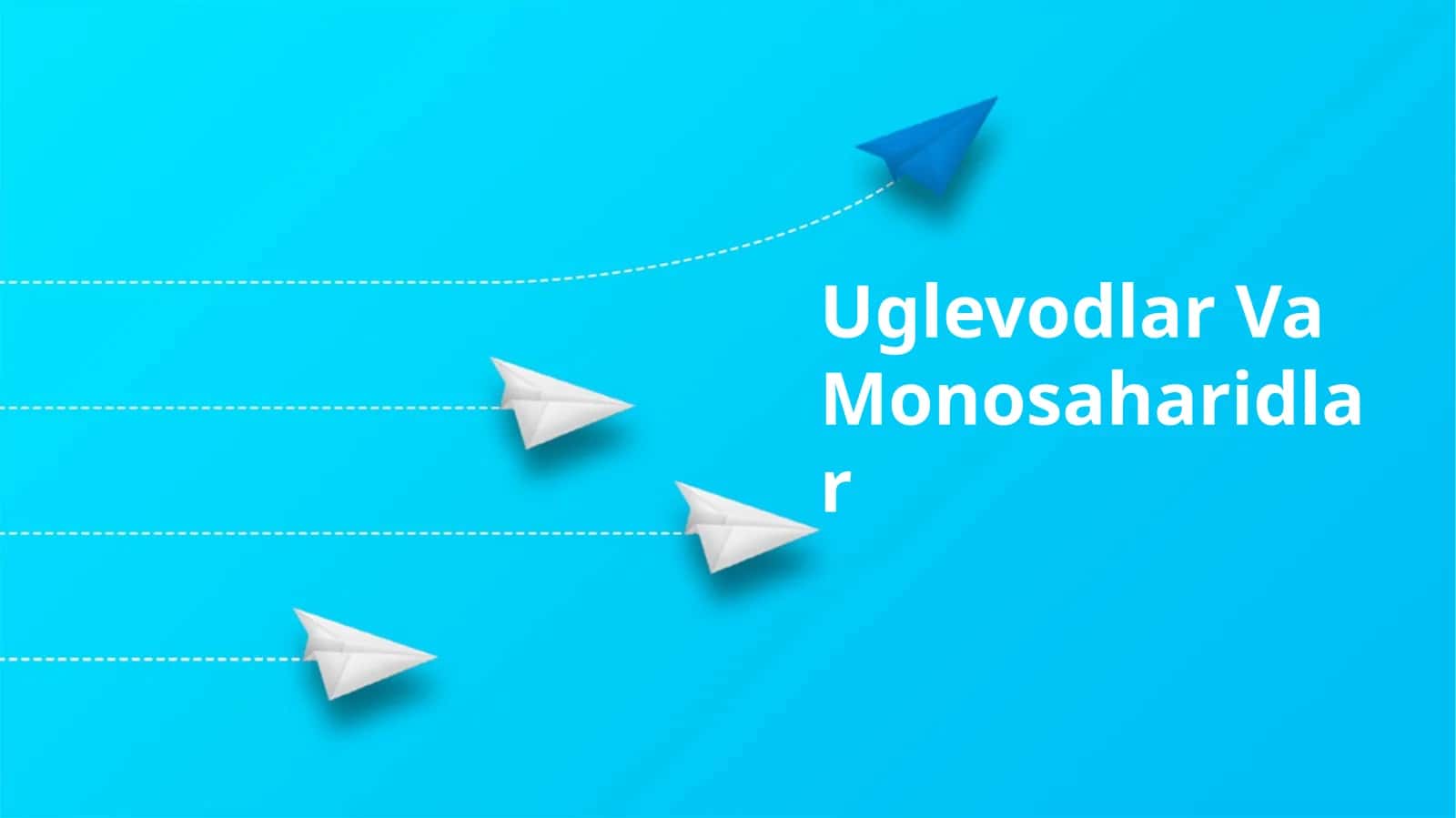 Uglevodlar Va Monosaharidlar
