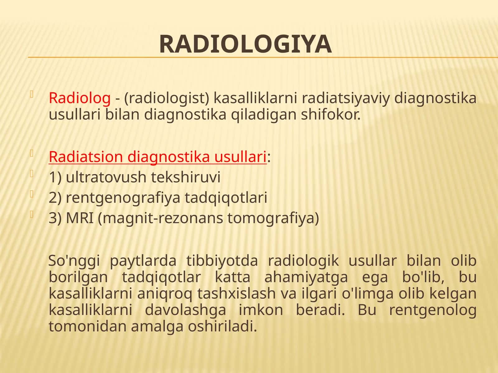 Radiologiya