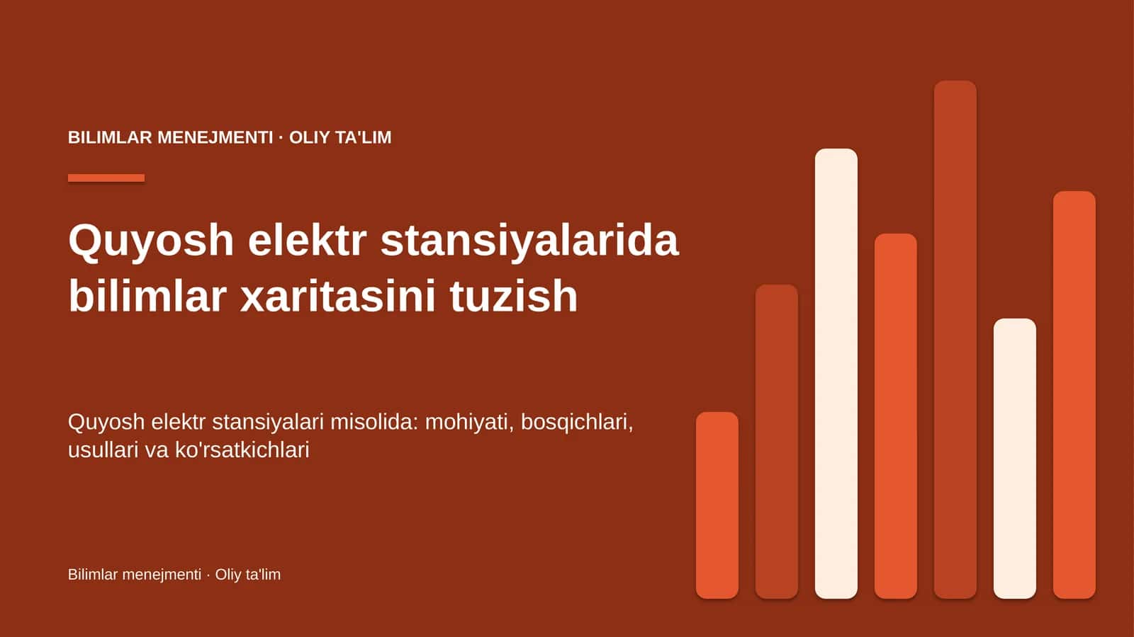 quyosh elektr stansiyalarida bilimlar xaritasini tuzish 4381