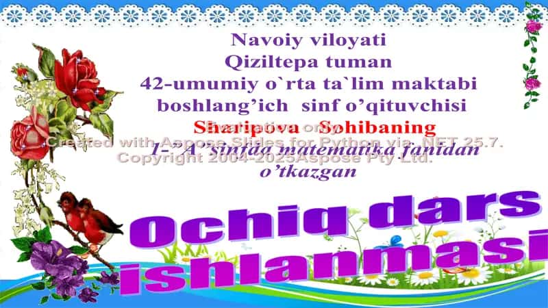 Matematika fanidan O‘quvchilarga DTS talablari asosida ta'lim berish