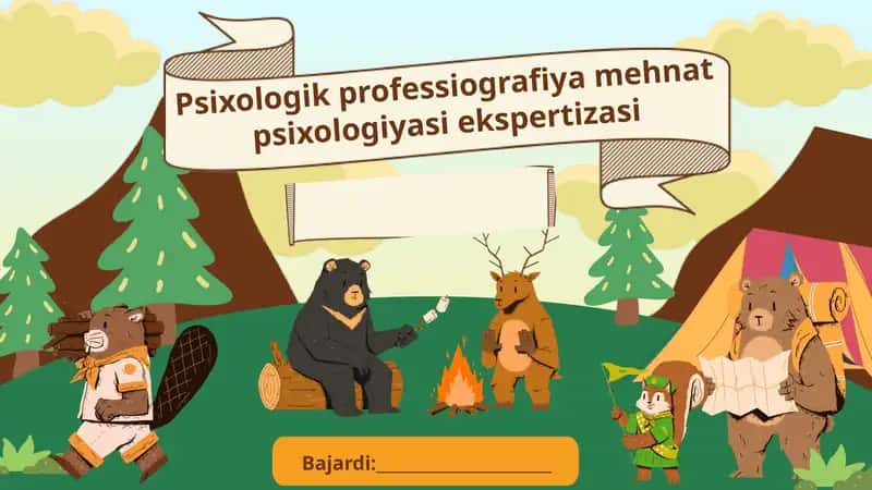 Psixologik professiografiya mehnat psixologiyasi ekspertizasi
