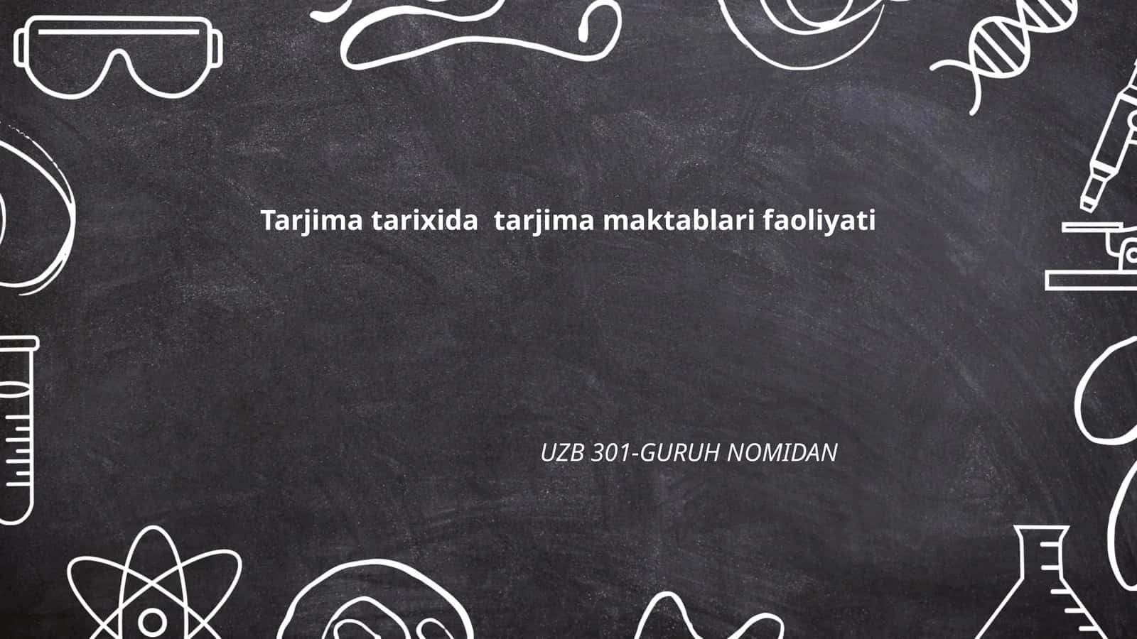 Tarjima maktablarining vujudga kelishi
