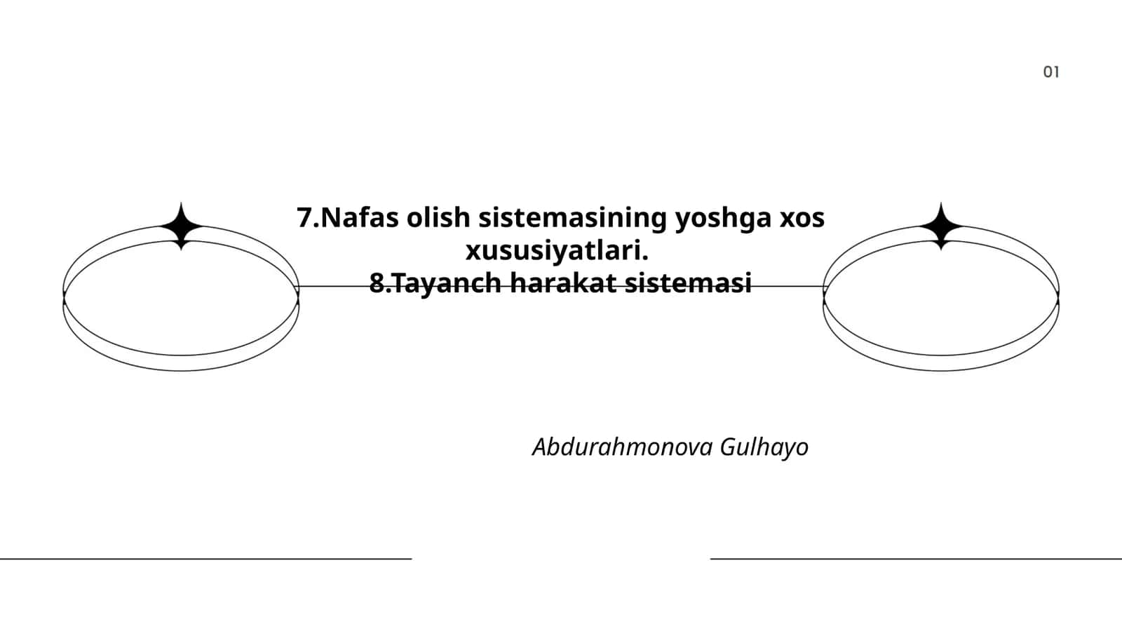 Nafas olish sistemasining yoshga xos xususiyatlari