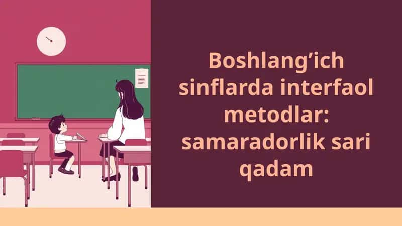 Boshlang’ich sinflarda interfaol metodlar