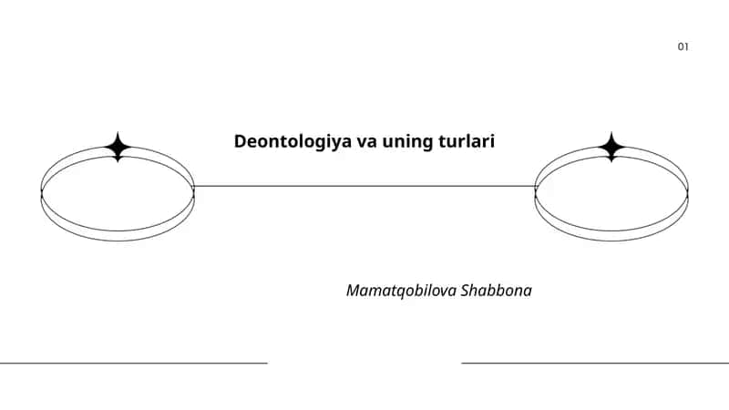 Deontologiya va uning turlari