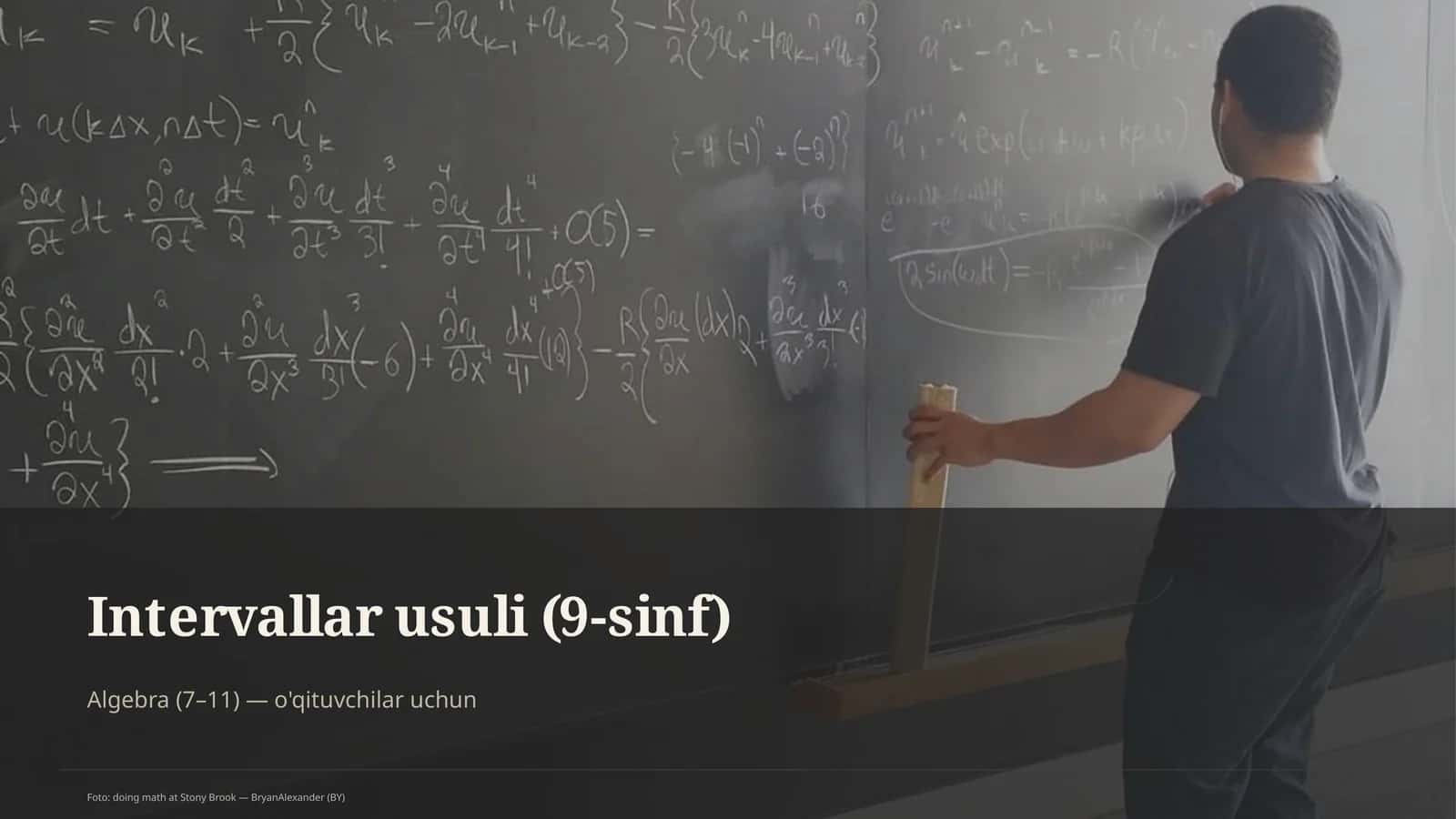 Intervallar usuli (9-sinf)