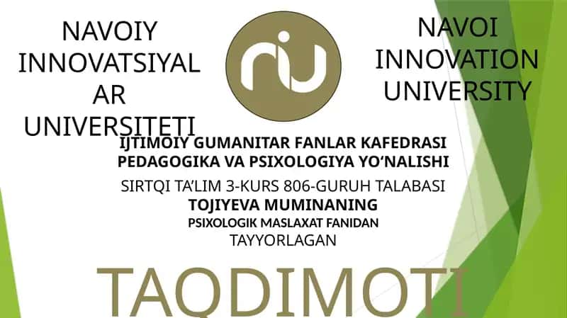 OTA-ONALARDA KONGRUENTLIKNI SHAKILANTIRISH