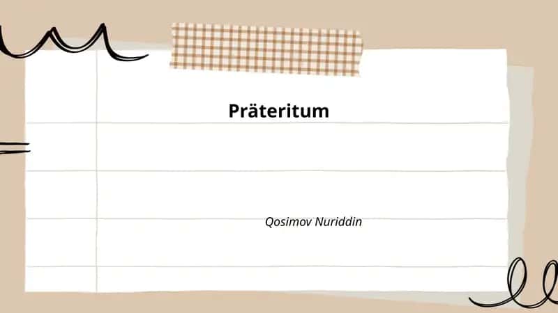 Präteritum