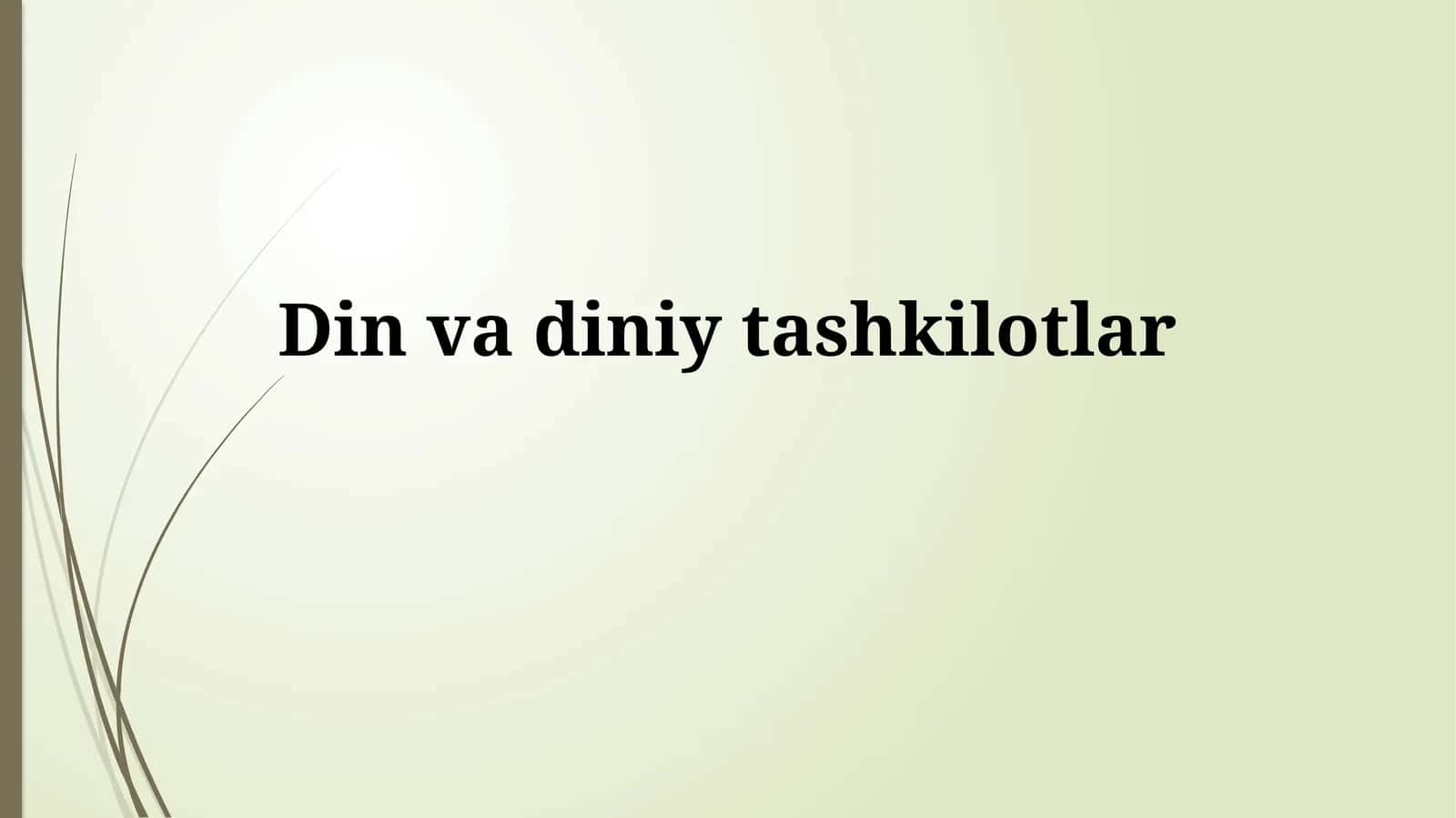 Din vadiniytashkilotlar