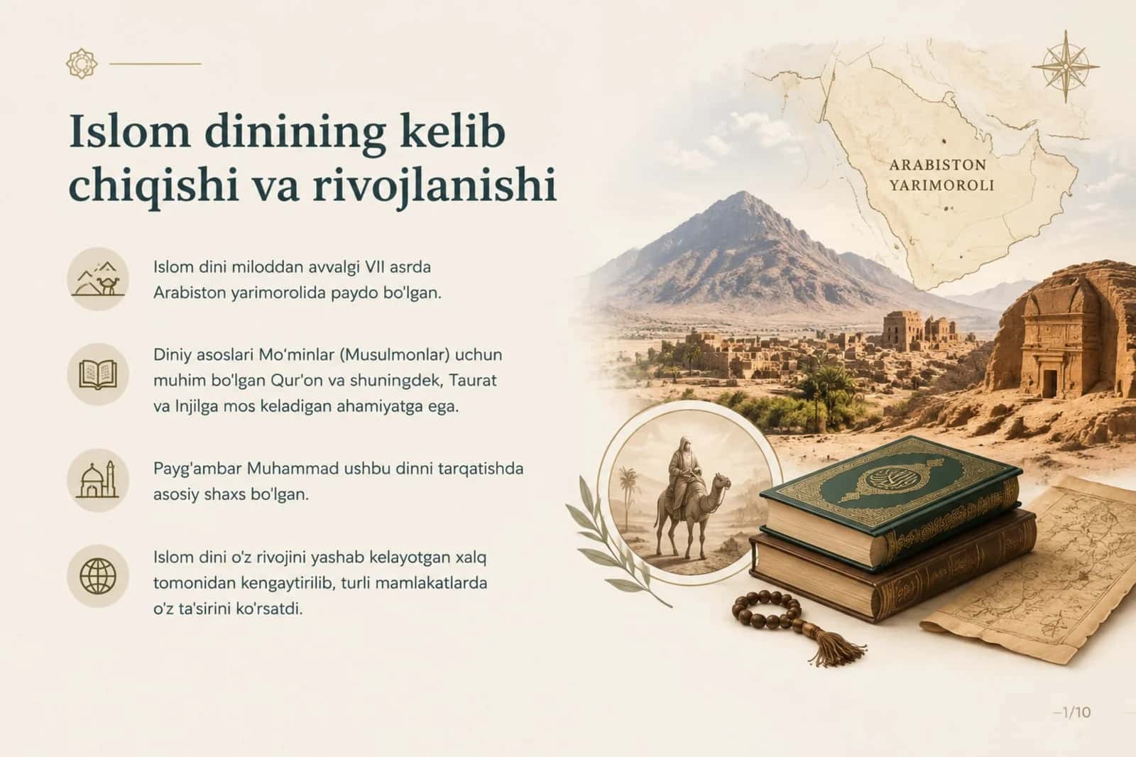 Islom dinining tarixi va mohiyati