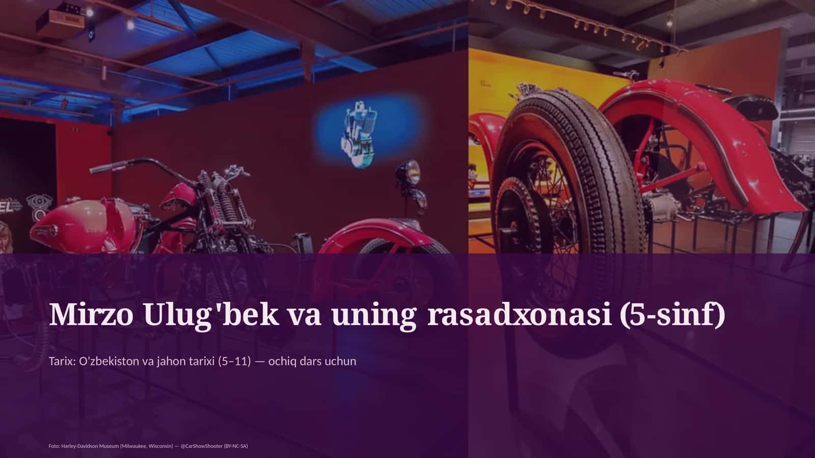 Mirzo Ulug'bek va uning rasadxonasi (5-sinf)