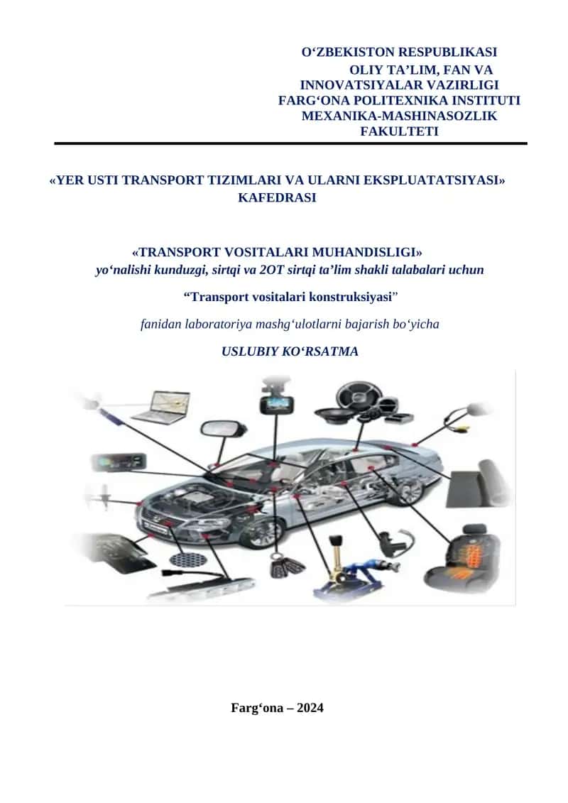 Transport vositalari konstruksiyasi