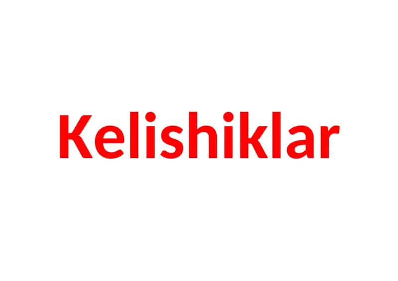 Kelishiklar