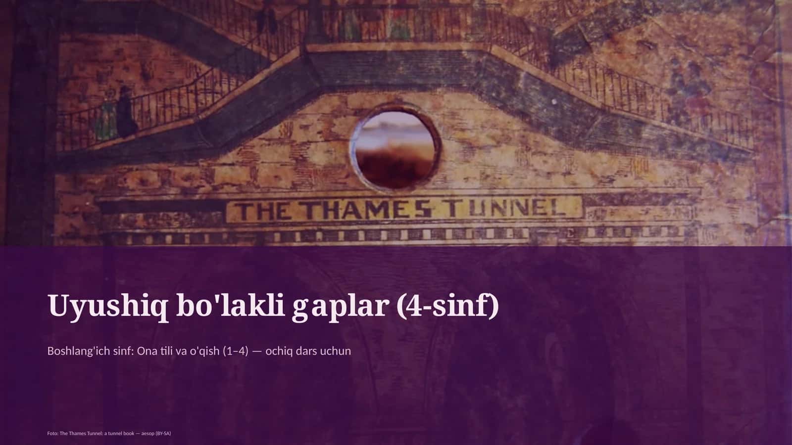 Uyushiq bo'lakli gaplar (4-sinf)