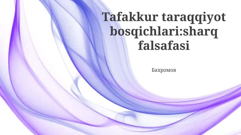Sharq falsafasi