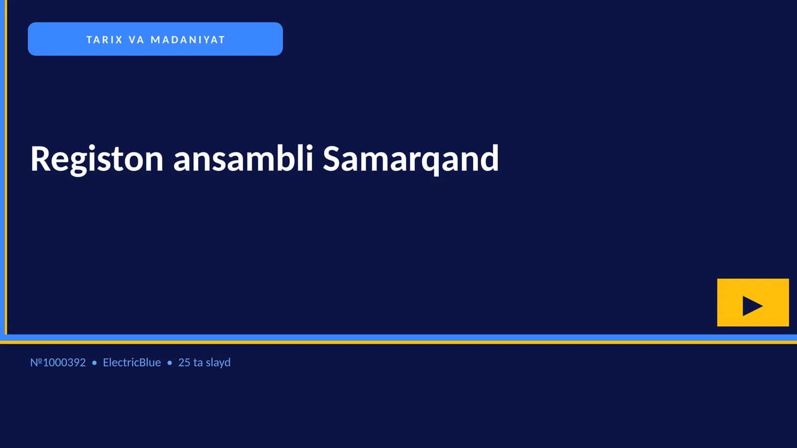 Registon ansambli Samarqand