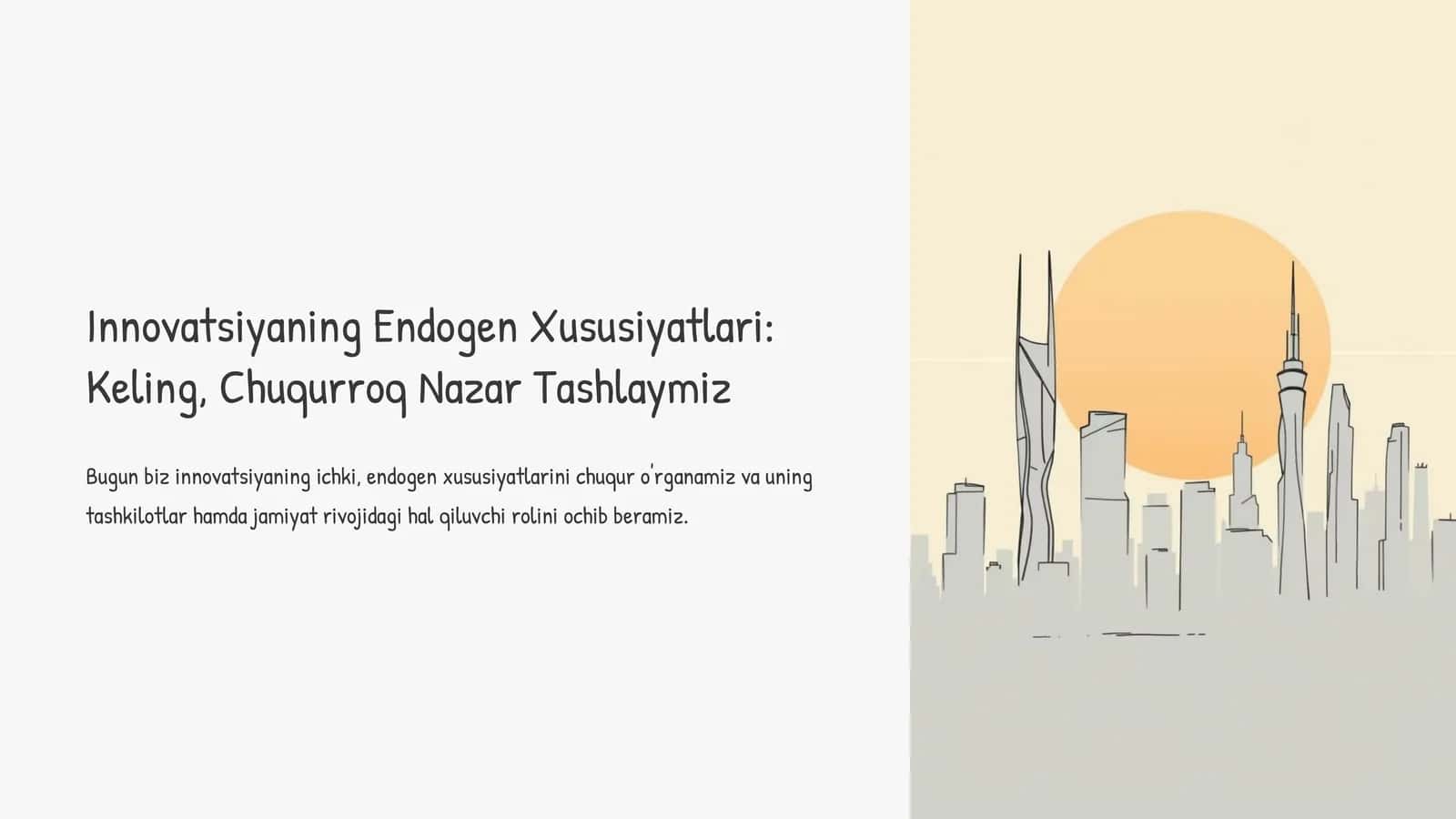 Innovatsiyaning Endogen Xususiyatlari: Keling, Chuqurroq Nazar Tashlaymiz