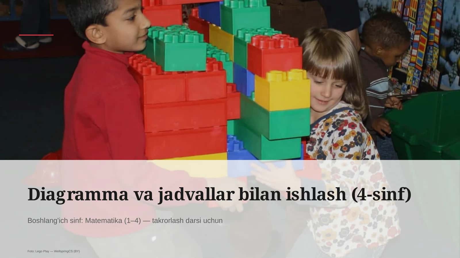 Diagramma va jadvallar bilan ishlash (4-sinf)