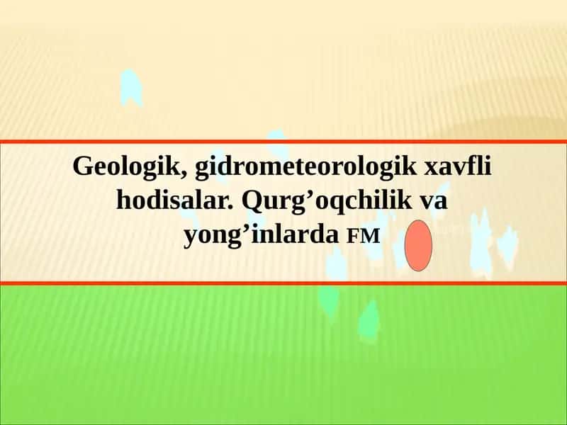 Geologikxavflihodisalar