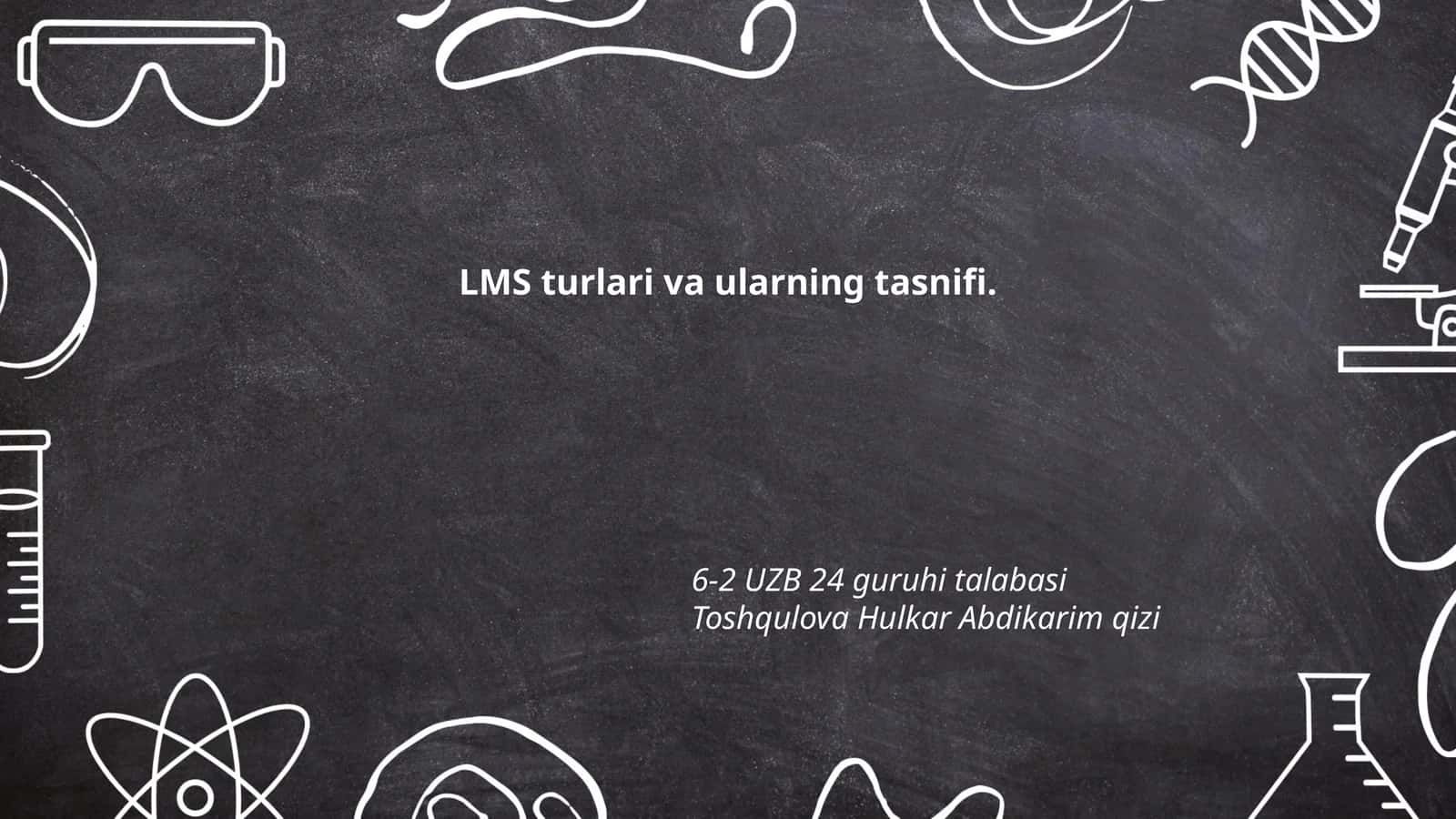 LMS (O'quv boshqaruv tizimi)