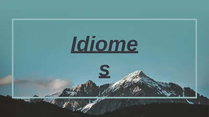 Idiomlar