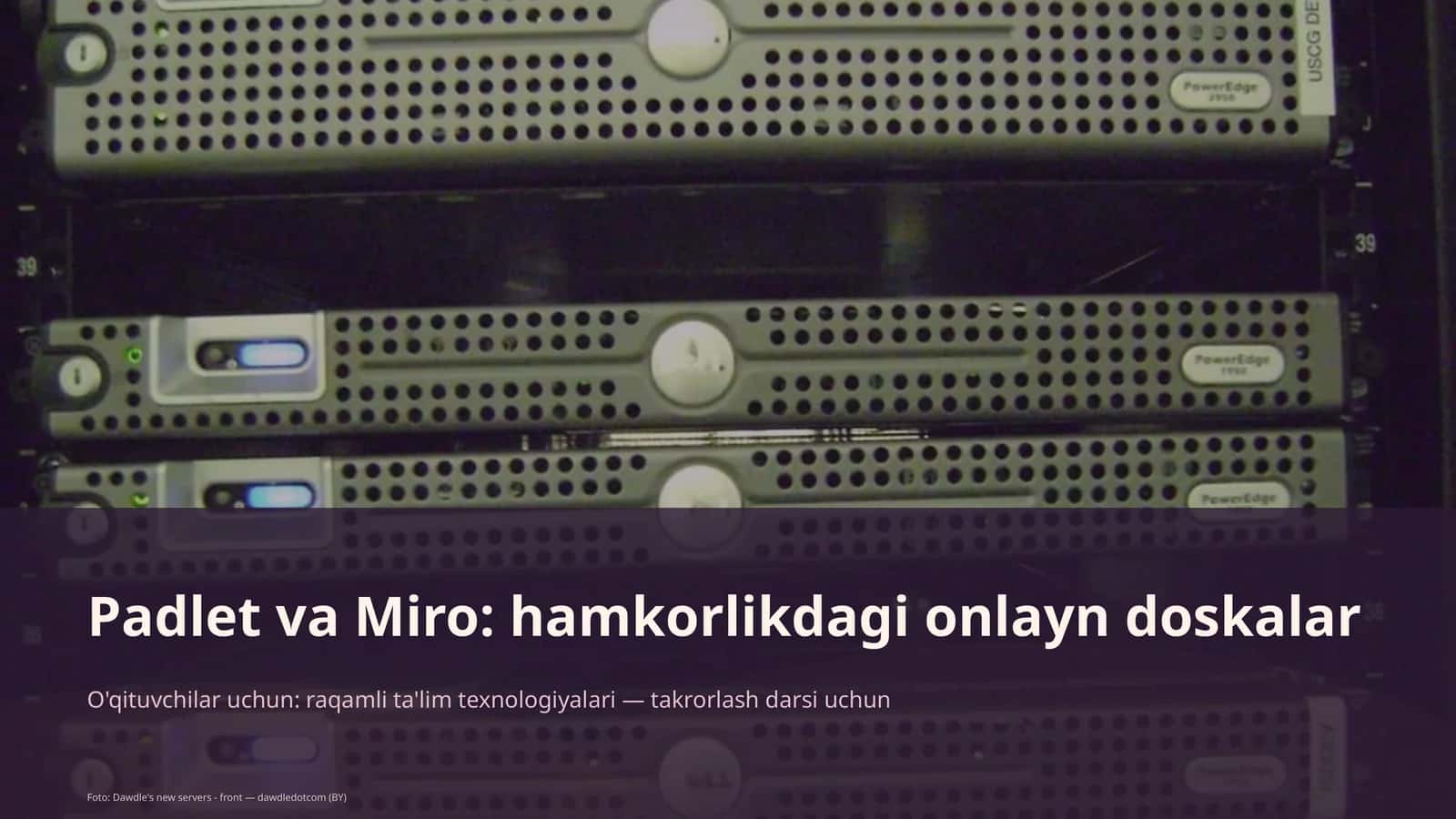 Padlet va Miro: hamkorlikdagi onlayn doskalar