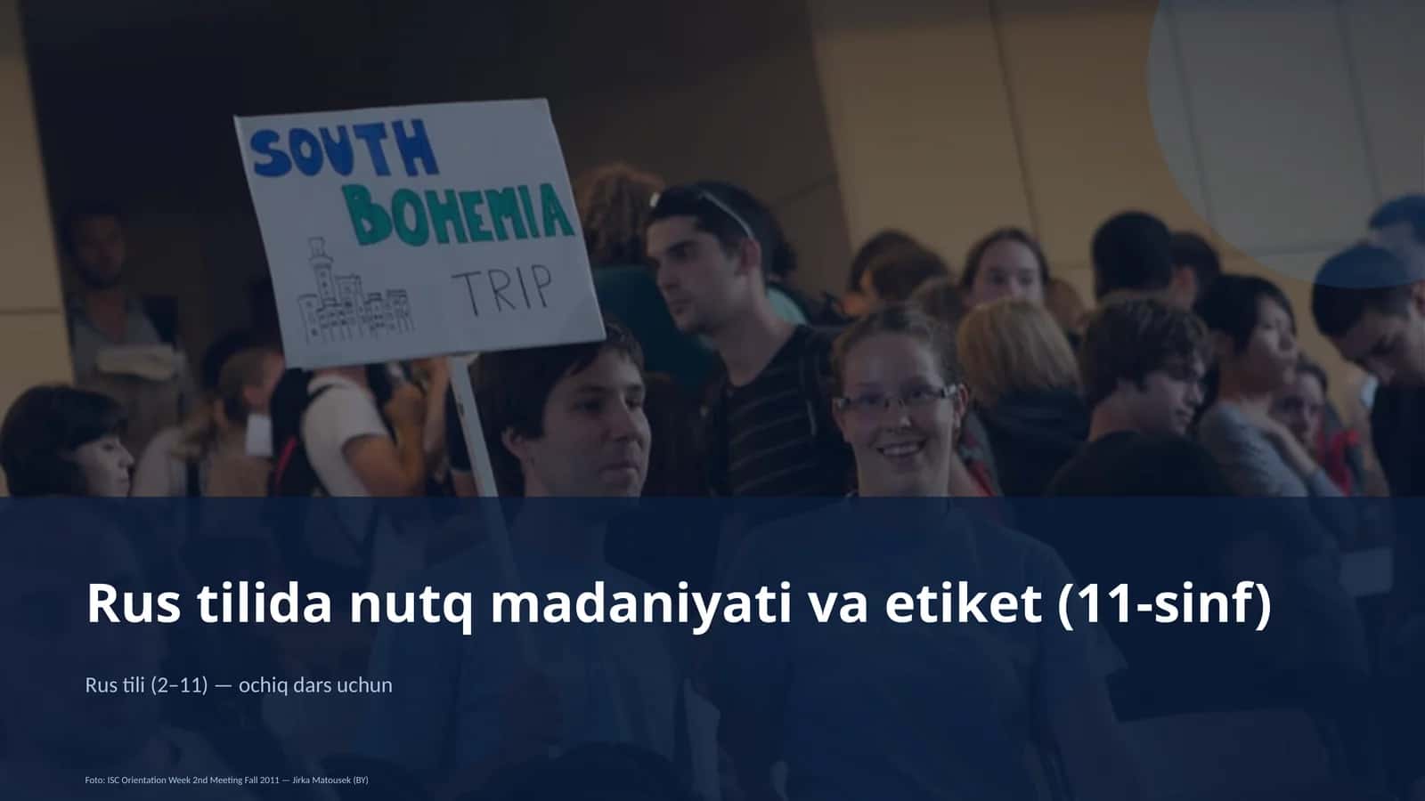Rus tilida nutq madaniyati va etiket (11-sinf)