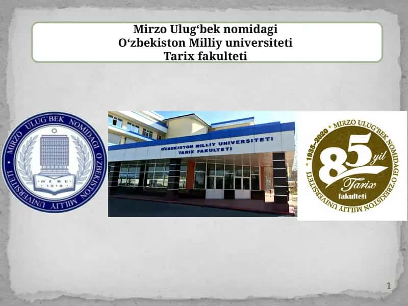 O‘zbekiston Madaniyati VA San’ati Tarixi