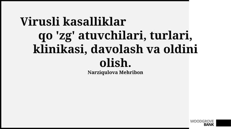 Virusli kasalliklar: Patogenlar va Turlari