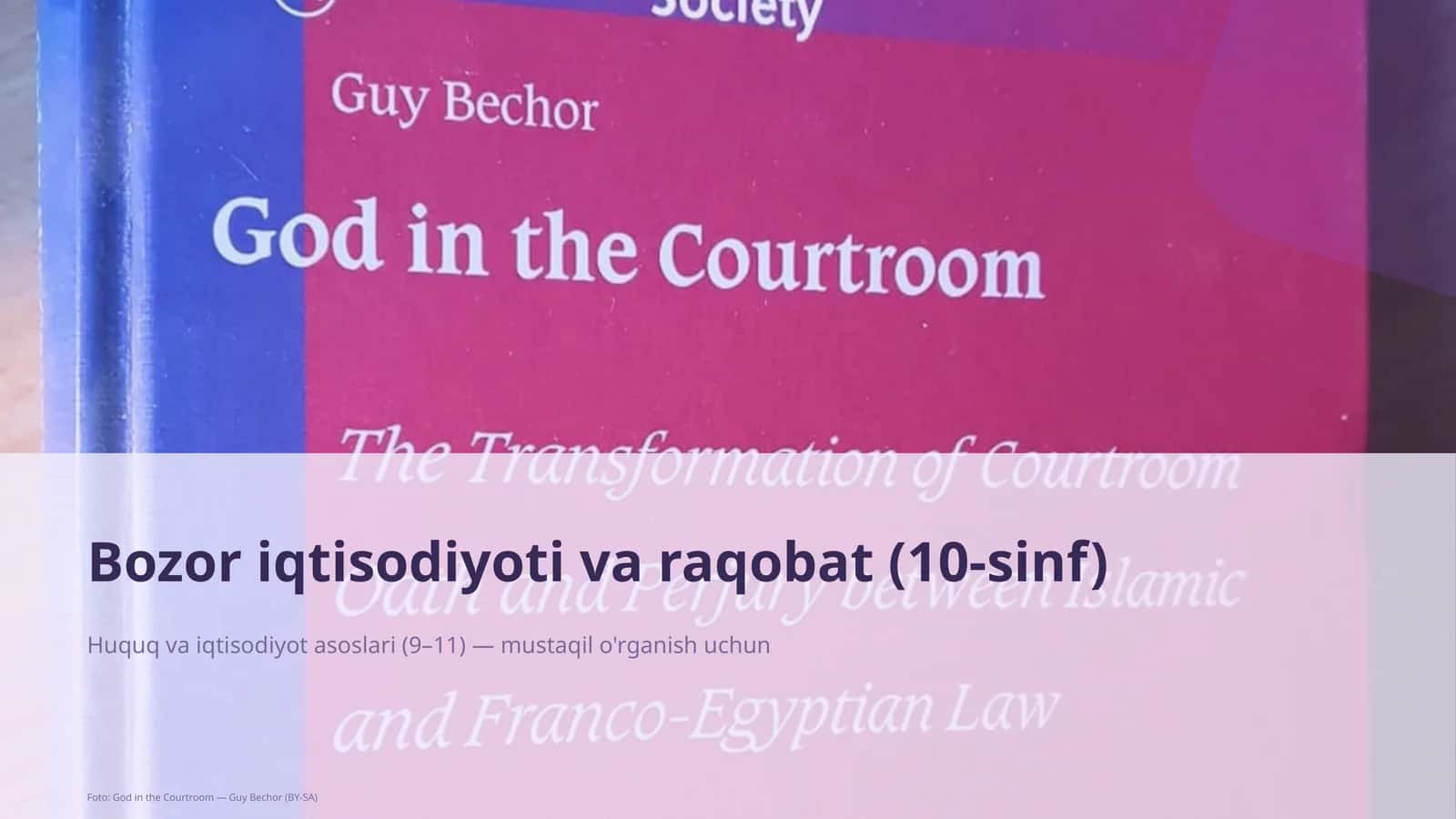 Bozor iqtisodiyoti va raqobat (10-sinf)