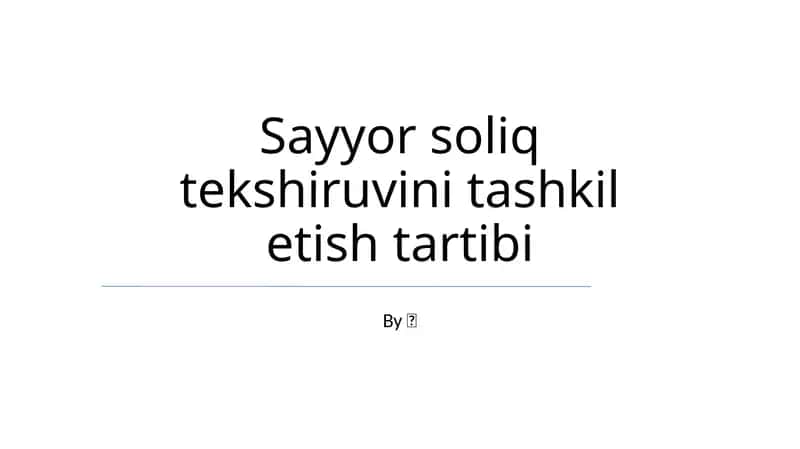 Soliq tekshiruvi