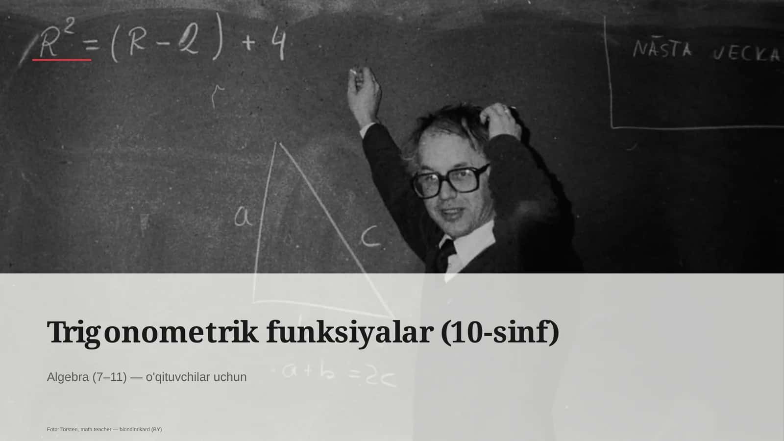 Trigonometrik funksiyalar (10-sinf)