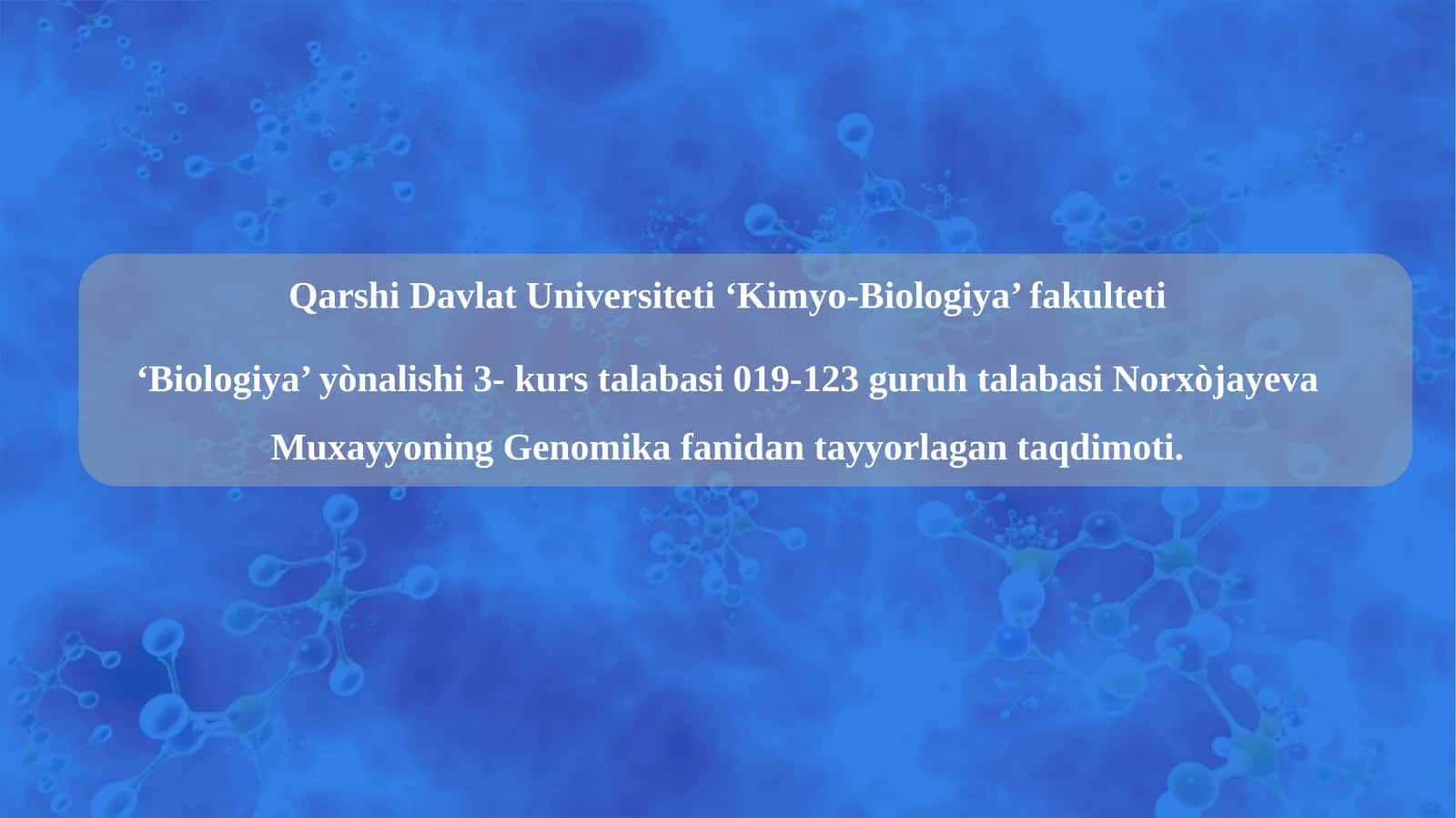 MUTATSIYALARNING EVOLUTSIYADAGI AHAMIYATI