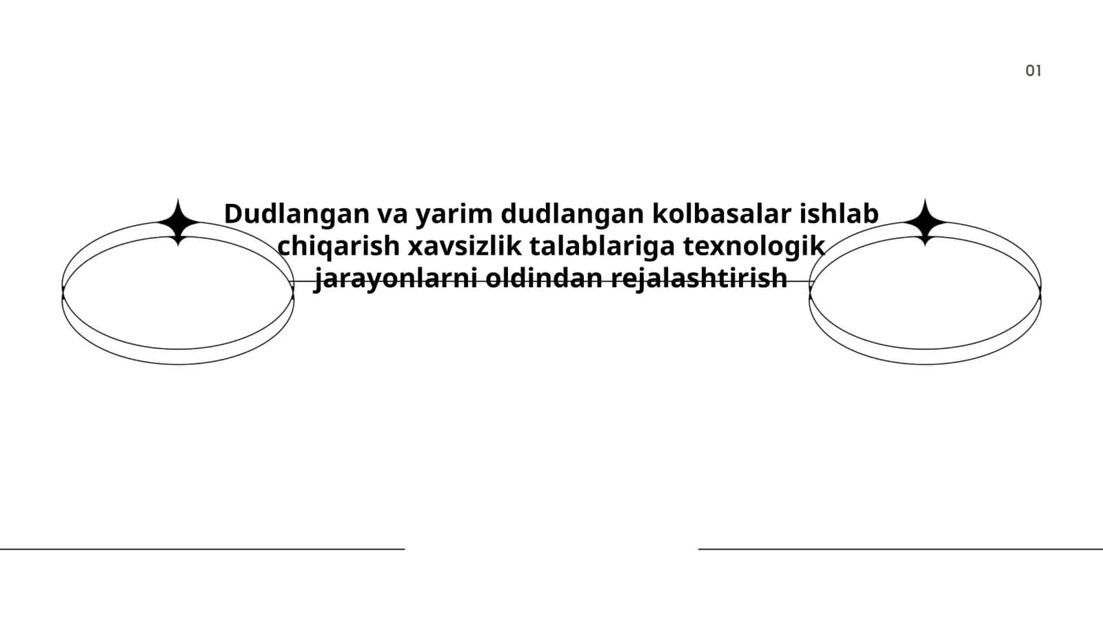 Dudlangan va yarim dudlangan kolbasalar ishlab chiqarish xavsizlik talablariga texnologik jarayonlarni oldindan rejalashtirish