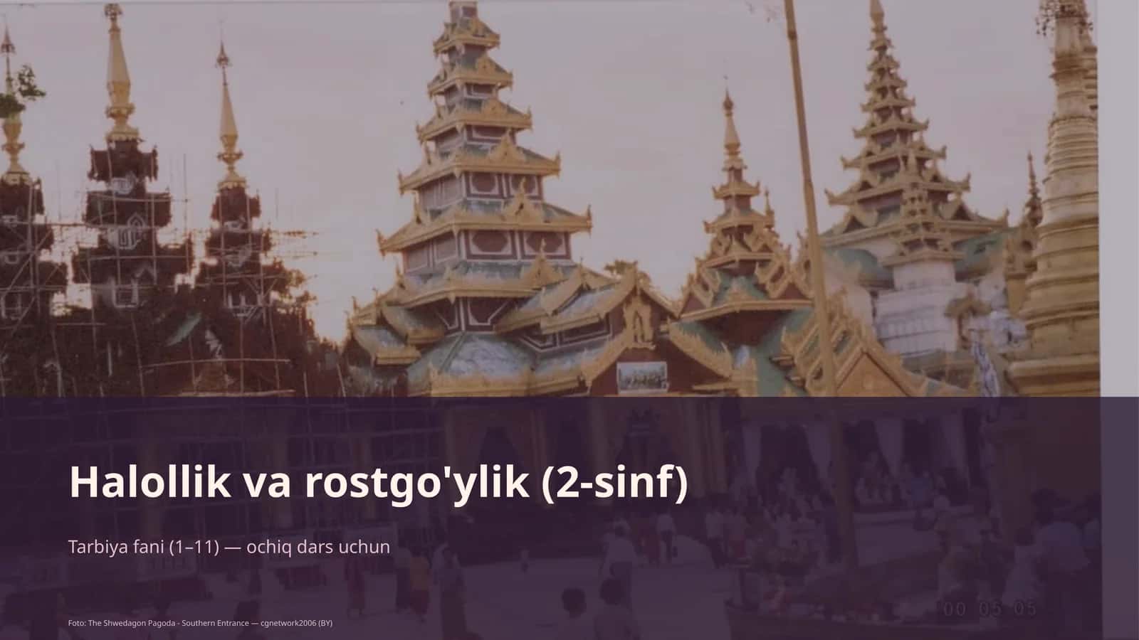 Halollik va rostgo'ylik (2-sinf)