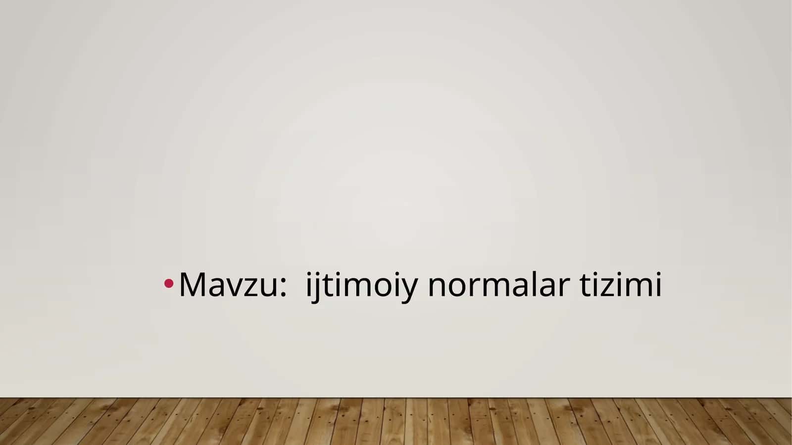 ijtimoiy normalar tizimi