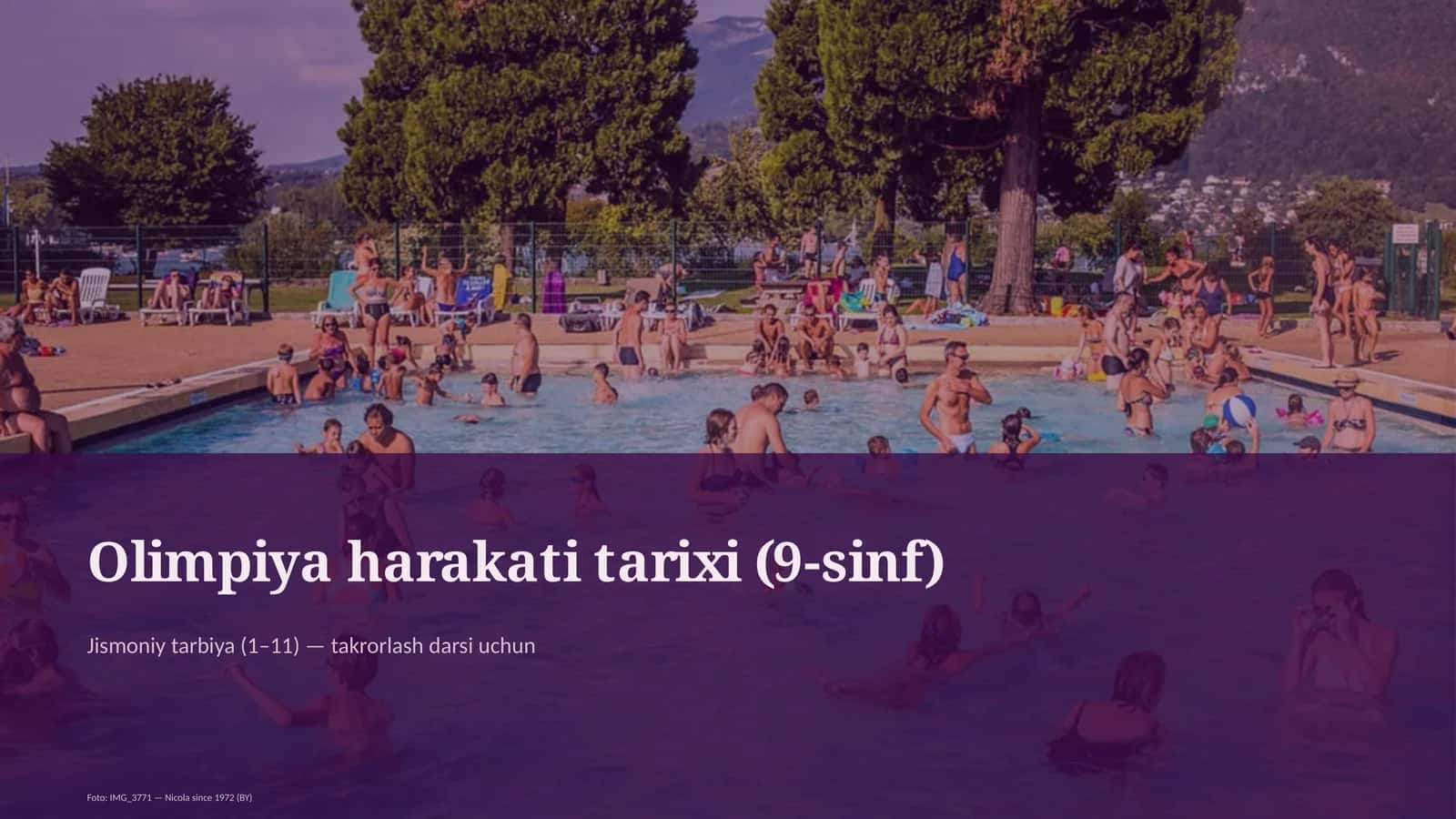 Olimpiya harakati tarixi (9-sinf)