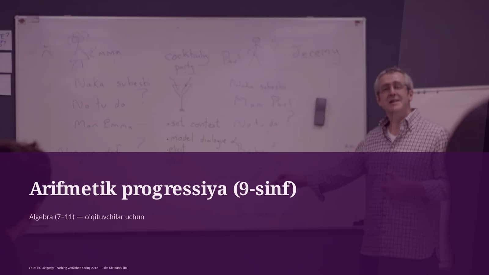 Arifmetik progressiya (9-sinf)