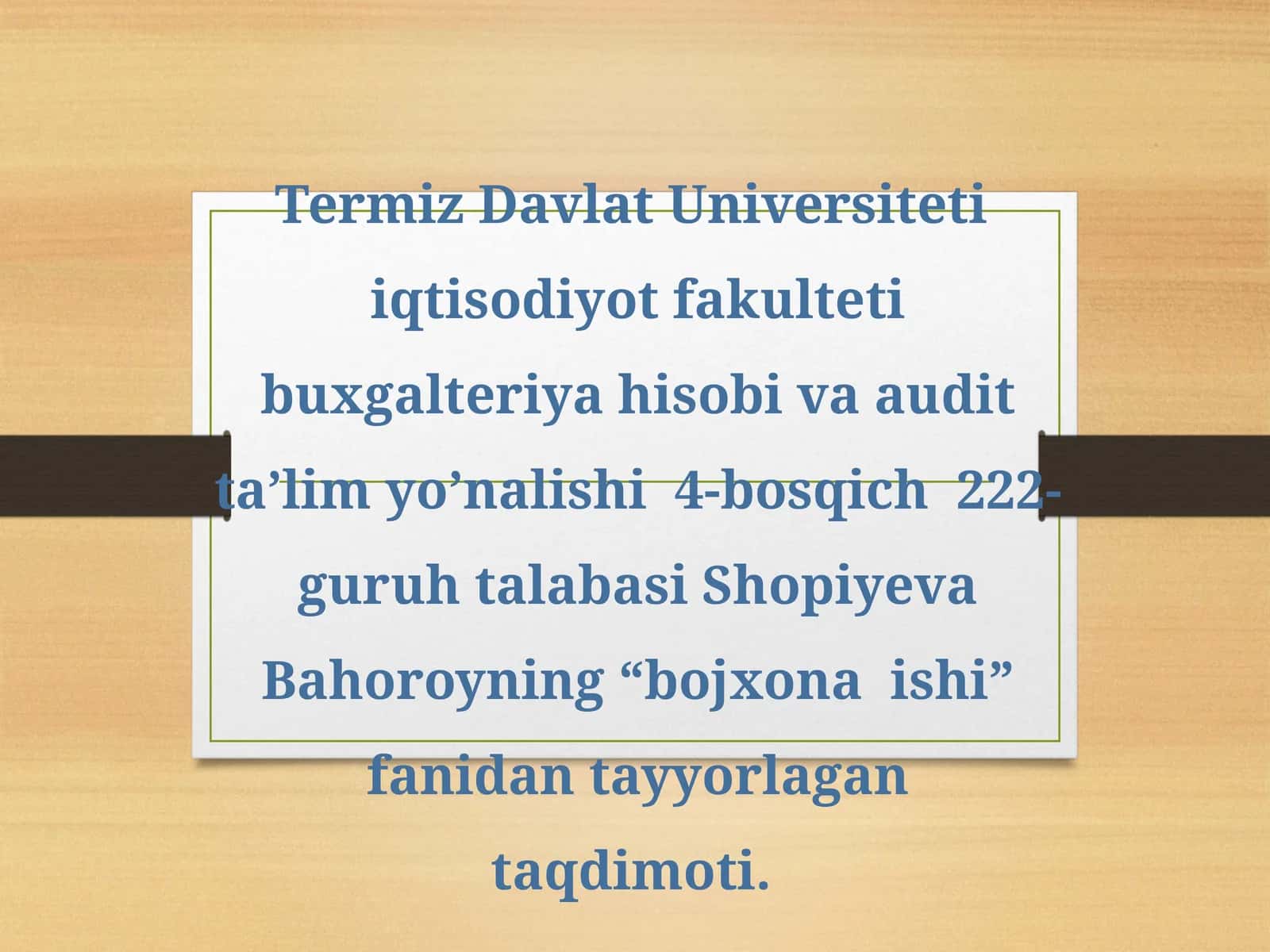 TermizDavlatUniversiteti