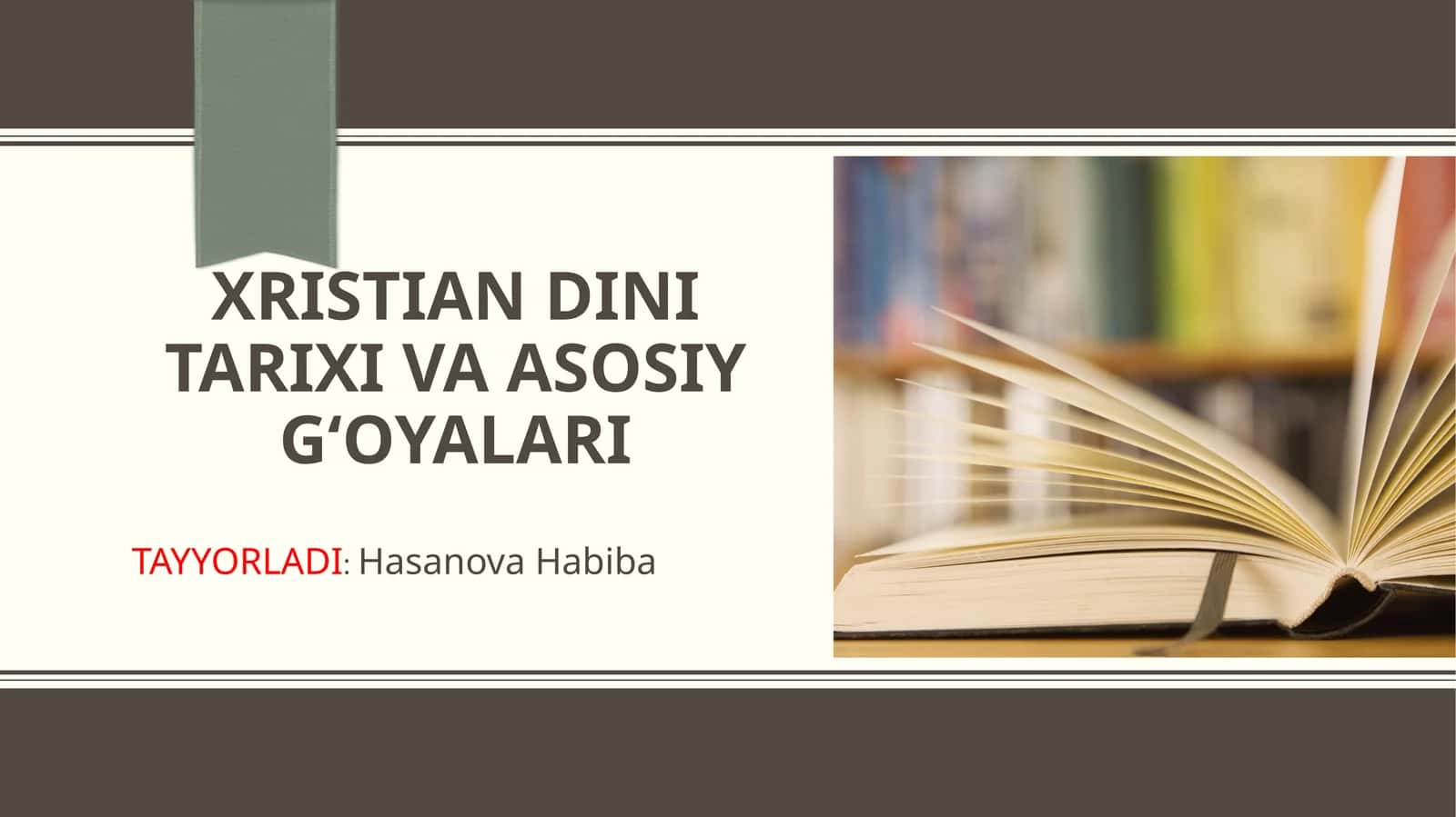 Xristiandinitarixivaasosiygʻoyalari