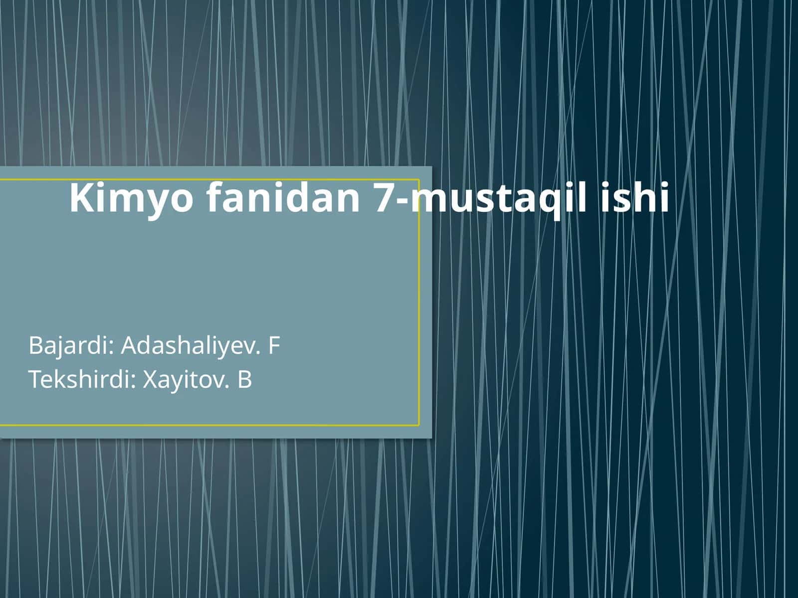 Metallar korroziyasiga qarshi kurashish usullari