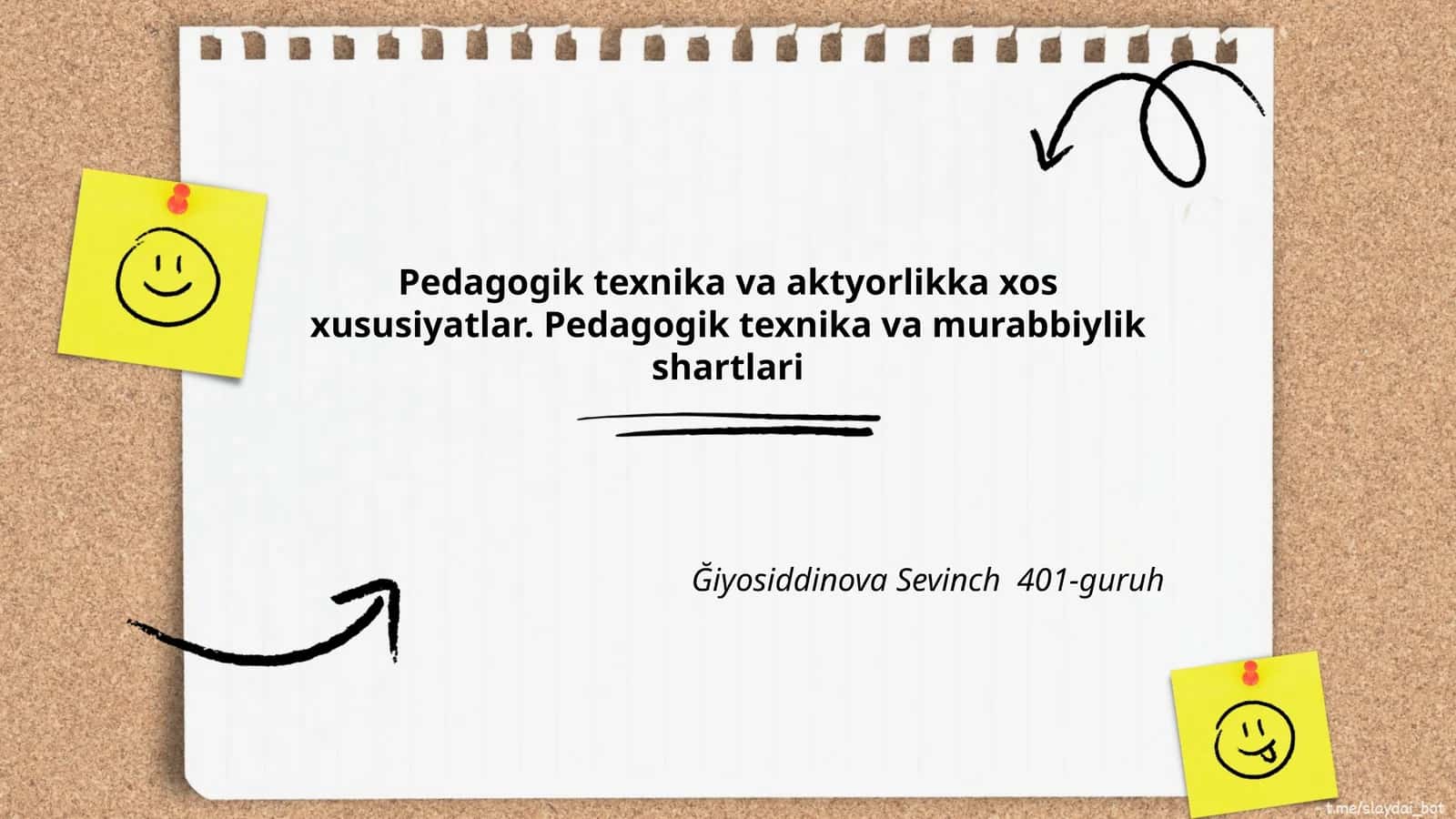 Pedagogik Texnika va Aktyorlikka Xos Xususiyatlar