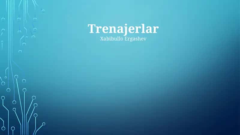Trenajerlar
