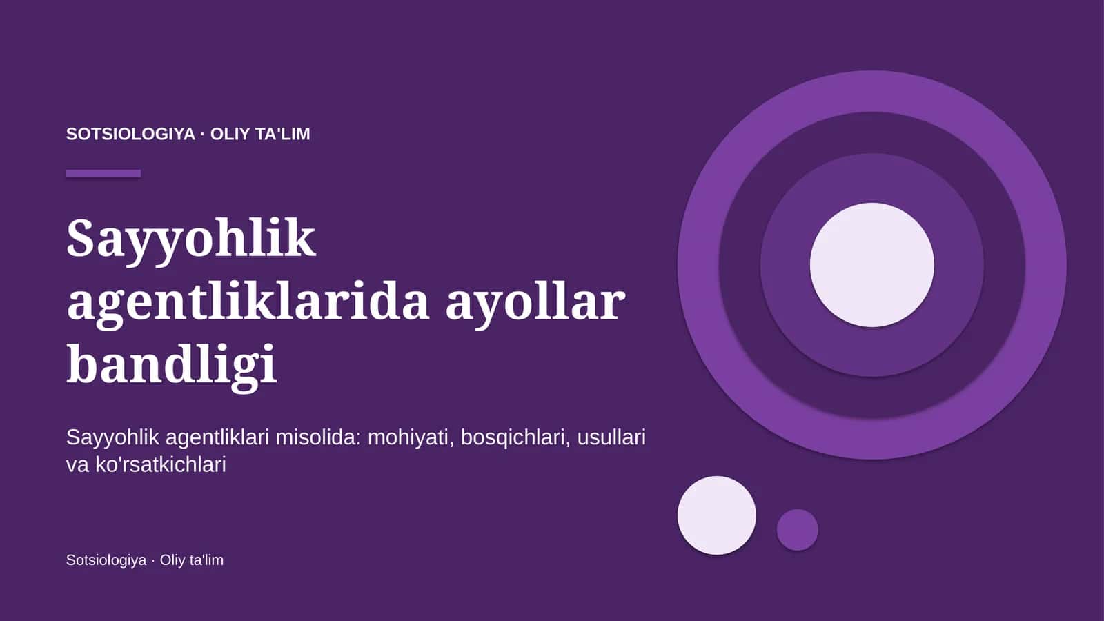 sayyohlik agentliklarida ayollar bandligi 6013