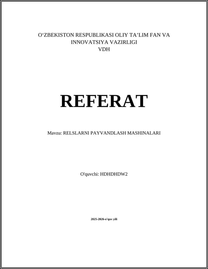 RELSLARNI PAYVANDLASH MASHINALARI