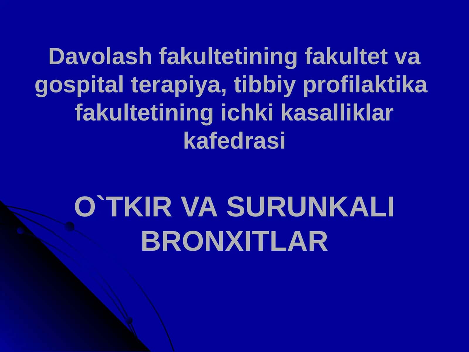 O`TKIR BRONXIT